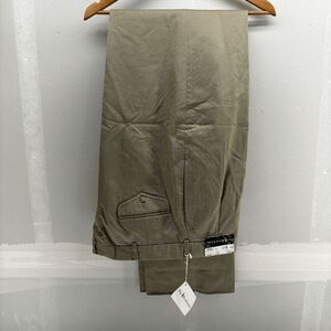 NWT Polo Ralph Lauren Stewart Pant Men 36 Tan Chino Trousers Cotton NOS VTG New